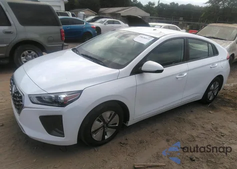 2021 Hyundai Ioniq Hybrid Blue from USA, damaged, VIN KMHC65LC8MU255472